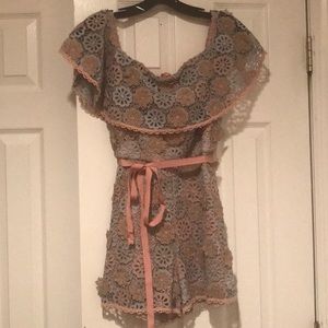 Alexis floral romper